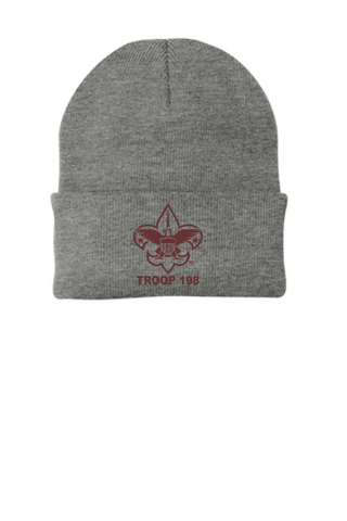TROOP 198 WATCHCAP KNIT BEANIE