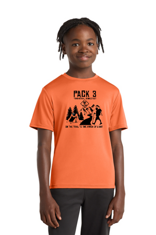 PACK 3 YOUTH AND ADULT PERFORMANCE T-SHIRT