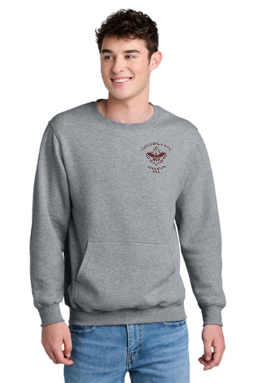 TROOP 198 COTTON BLEND CREWNECK SWEATSHIRT