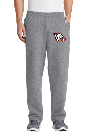 WCT Eagles Unisex Open bottom sweatpant with embroidered eagle head