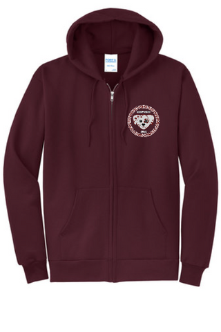 Andrew Avenue Youth and Adult Full Zip Hooded Sweatshirt