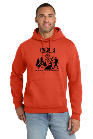 PACK 3 YOUTH AND ADULT COTTON BLEND HOODED SWEATSHIRT