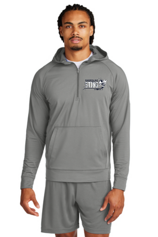 Shoreline Sting Sport-Tek® Sport-Wick® Stretch 1/2-Zip Hoodie Adult and Ladies