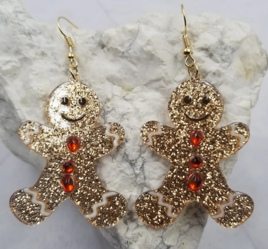 Gingerbread earrings