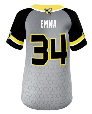 Softball Ladies Full button Sublimated Jersey