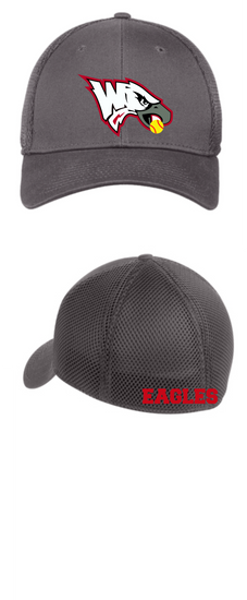 Wolcott Eagles New Era Stretch Mesh Cap