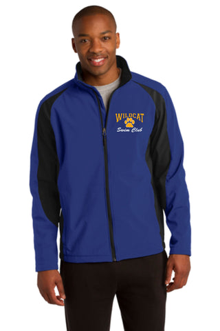 Wildcat Swim Club Colorblock Softshell Jacket