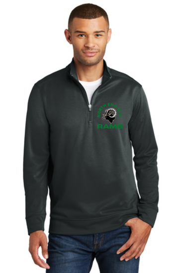 RAMS 1/4 Zip Performance Pullover Sweatshirt