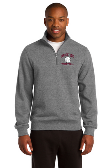 Naugatuck Volleyball Cotton Unisex 1/4 zip Sweatshirt